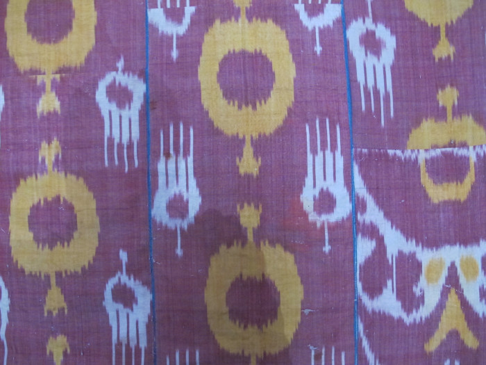 Large Silk Ikat Panel